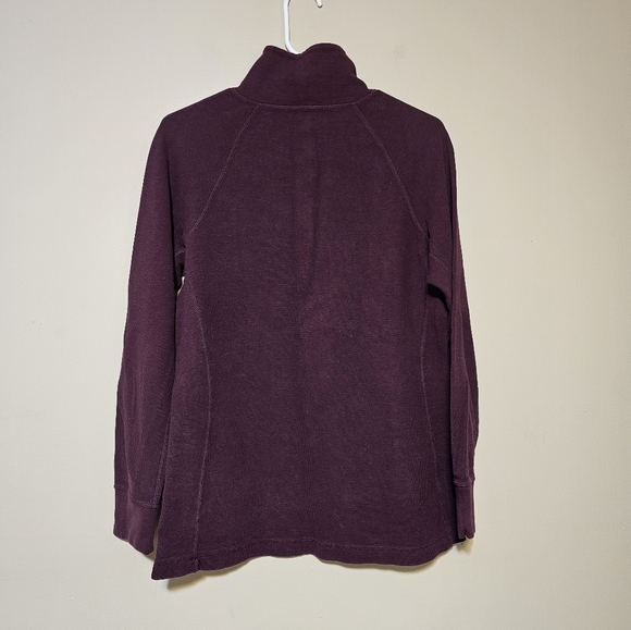 Duluth Trading Co Heritage Ribbed Mock Turtleneck Sweater Women's Size Small - Picture 4 of 5